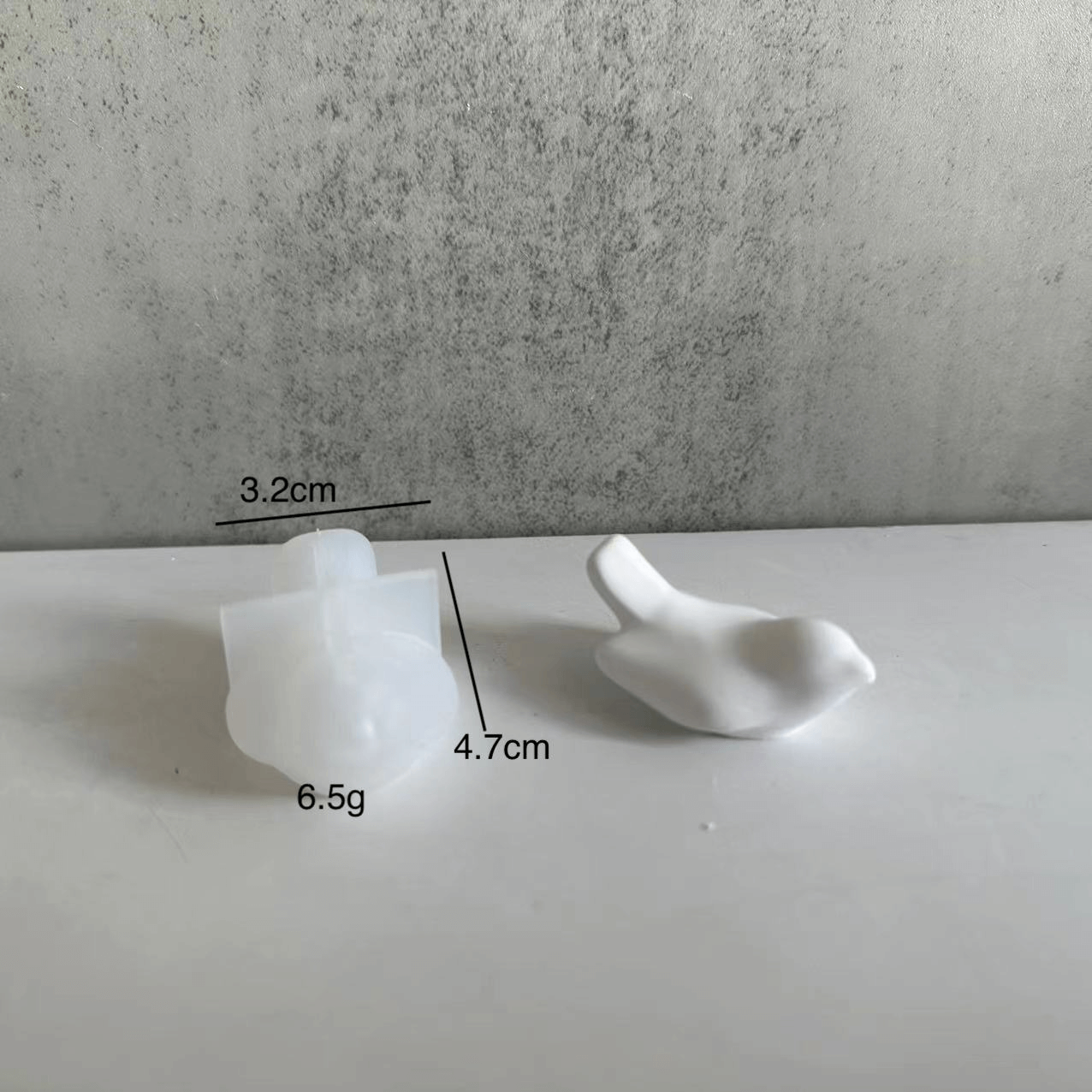 Spatz Vogel Silikonform für Beton