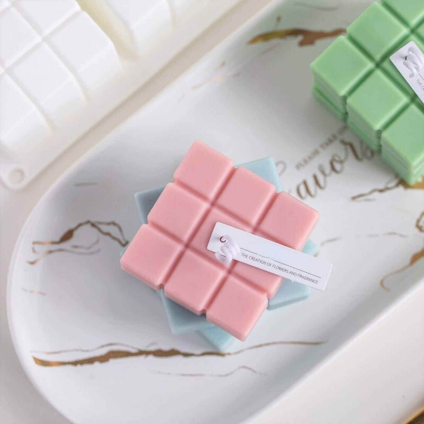 Zauberwürfel Kerzenform