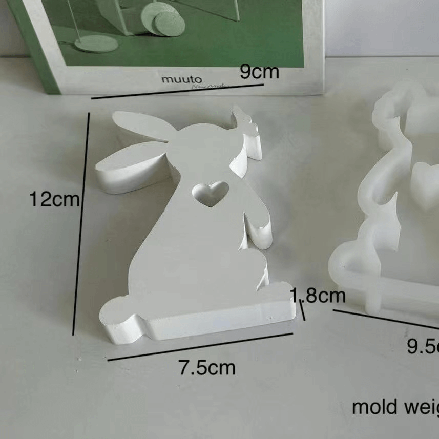 Hase Schmetterling Silikonform für Beton